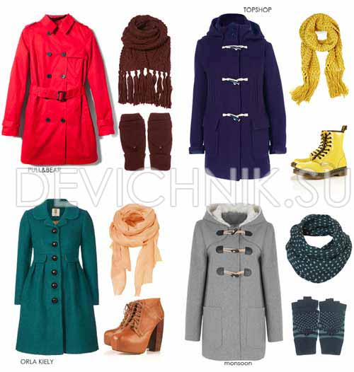 Модные пальто 2012